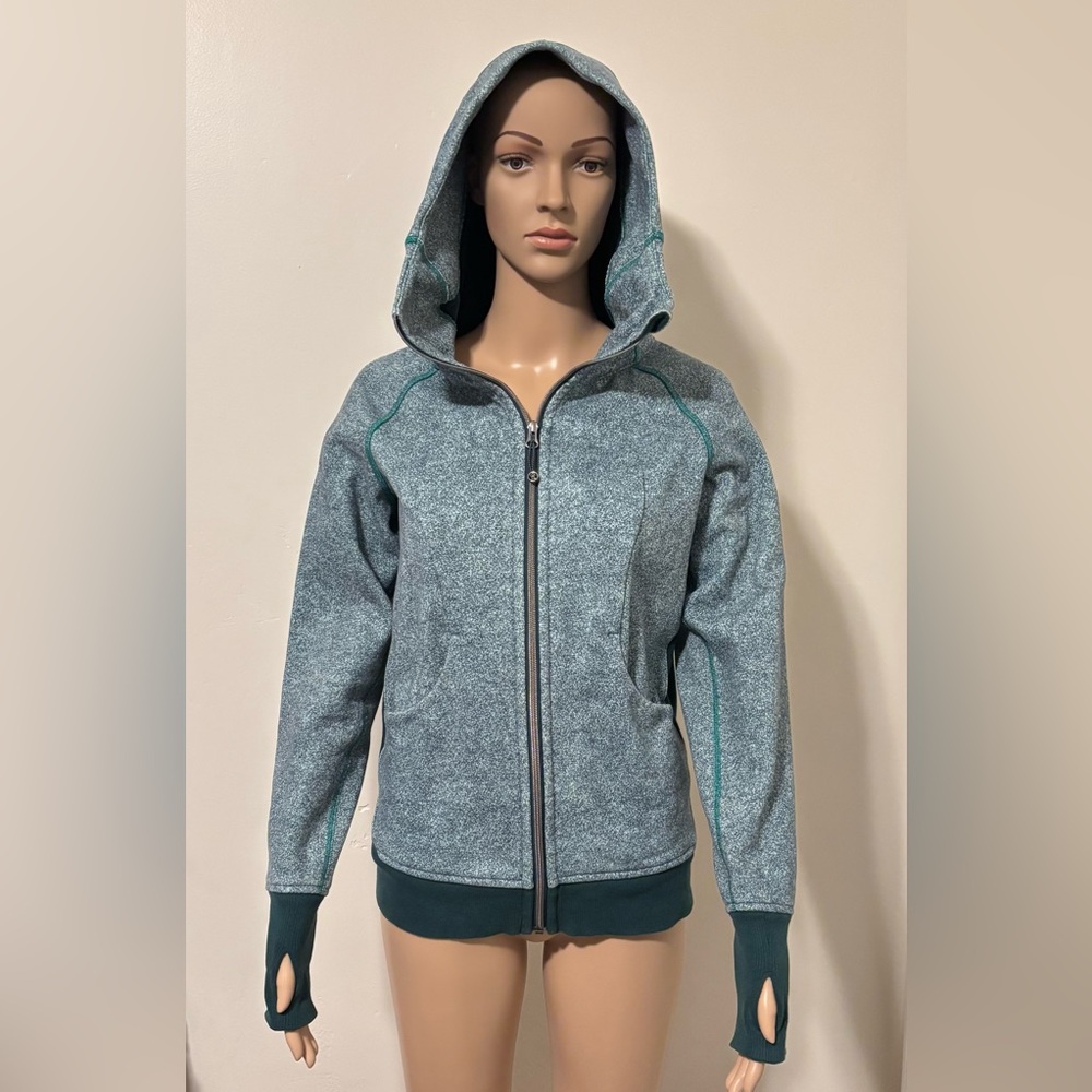 Women’s Lululemon Green Rio Mist Sea Mist Scuba Hoodie III Jacket 6